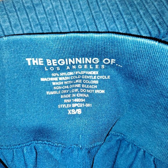 New The Beginning Of Blue Ride or Die Seamless Moto High Waist Leggings XS Small - Picture 8 of 8